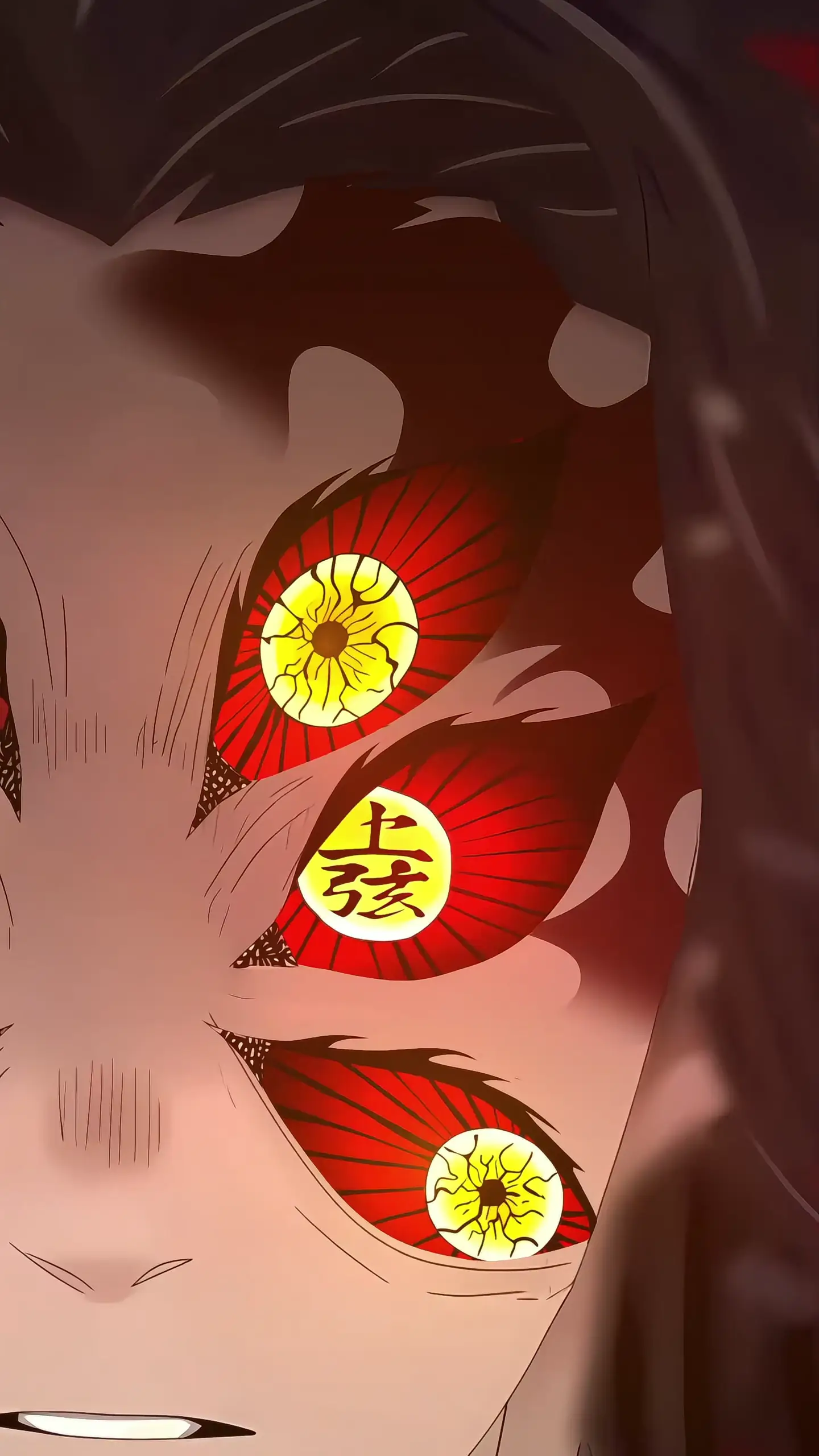 Akaza Demon Slayer Villain Close-up