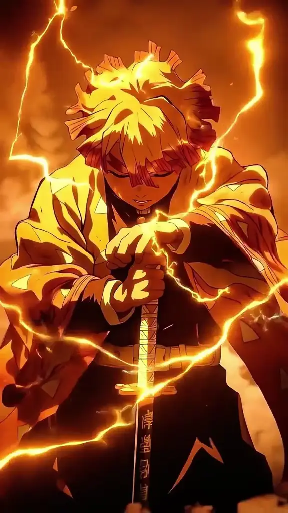 Zenitsu Agatsuma Thunder Breathing Pose – Demon Slayer