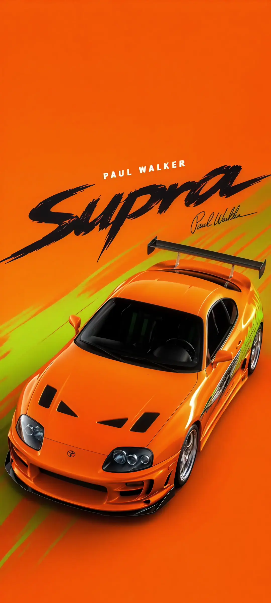 Paul Walker Supra Iconic 4K Live Wallpaper