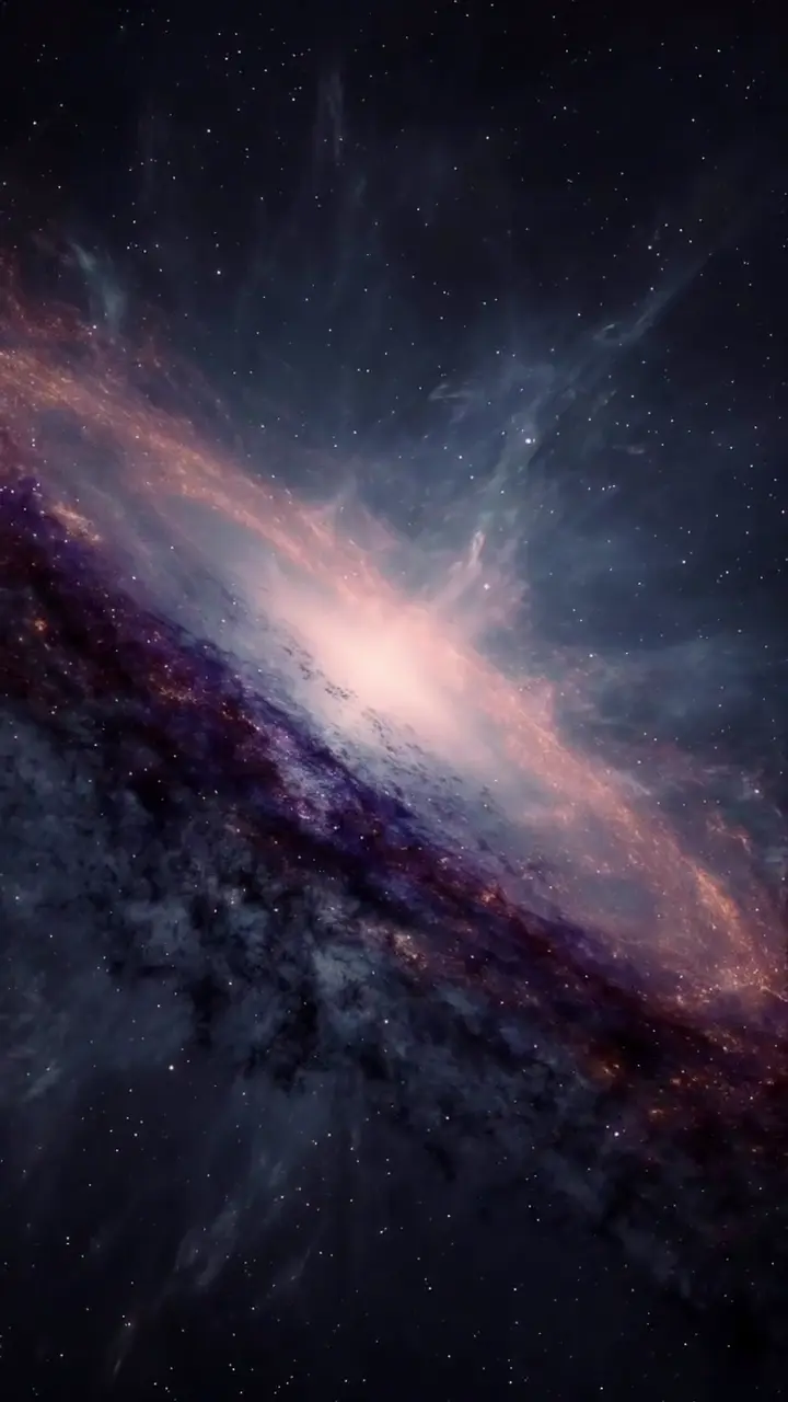 Cosmic Swirl Galaxy Live Wallpaper in 4K