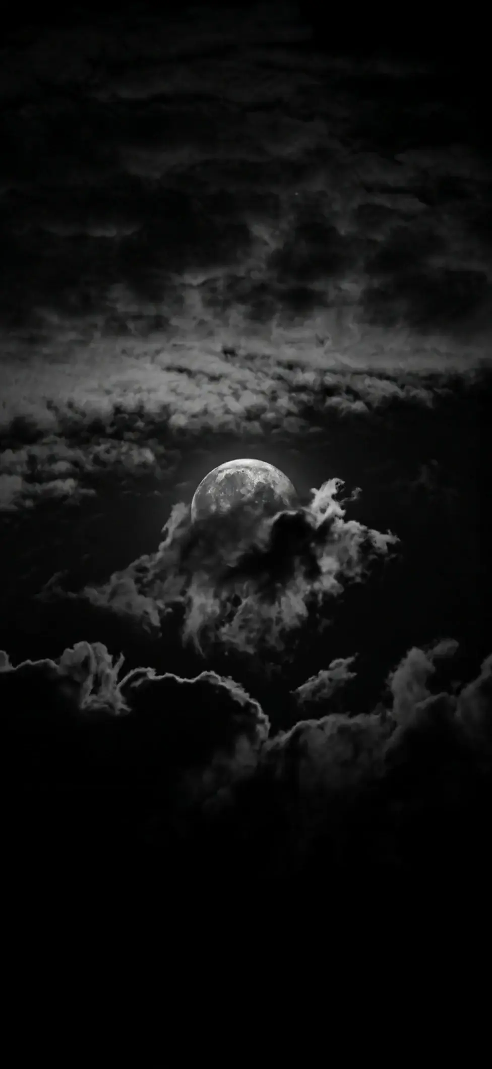 Dark Moon Night Sky Live Wallpaper in 4K