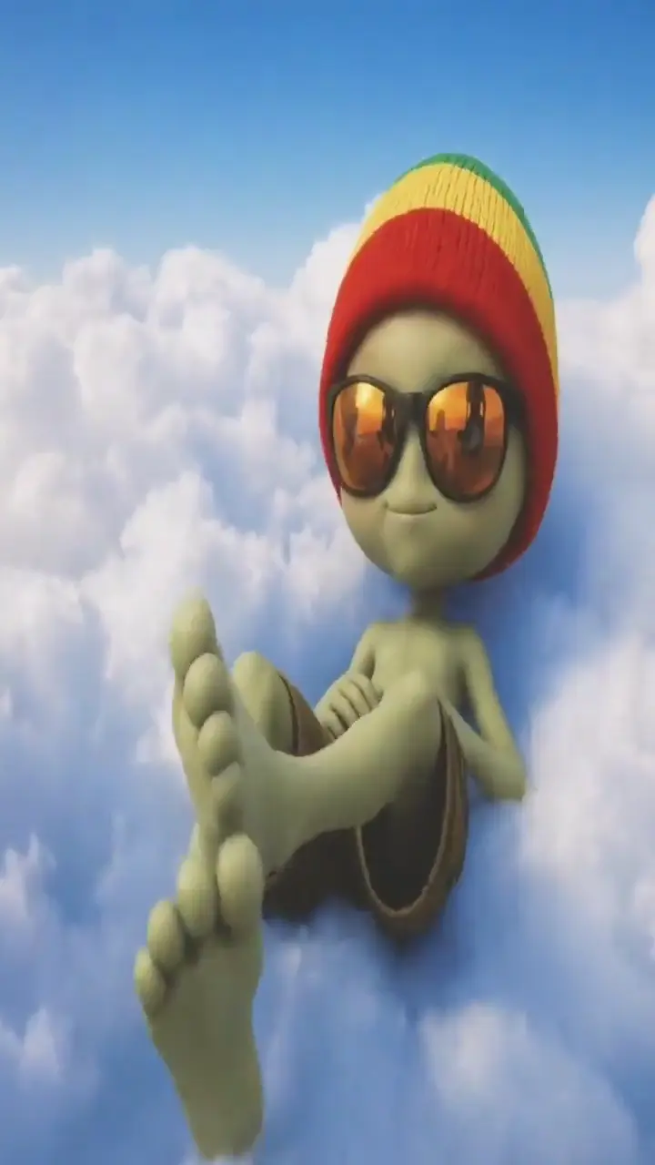 Chill Dancing Alien Meme Live Wallpaper in 4K