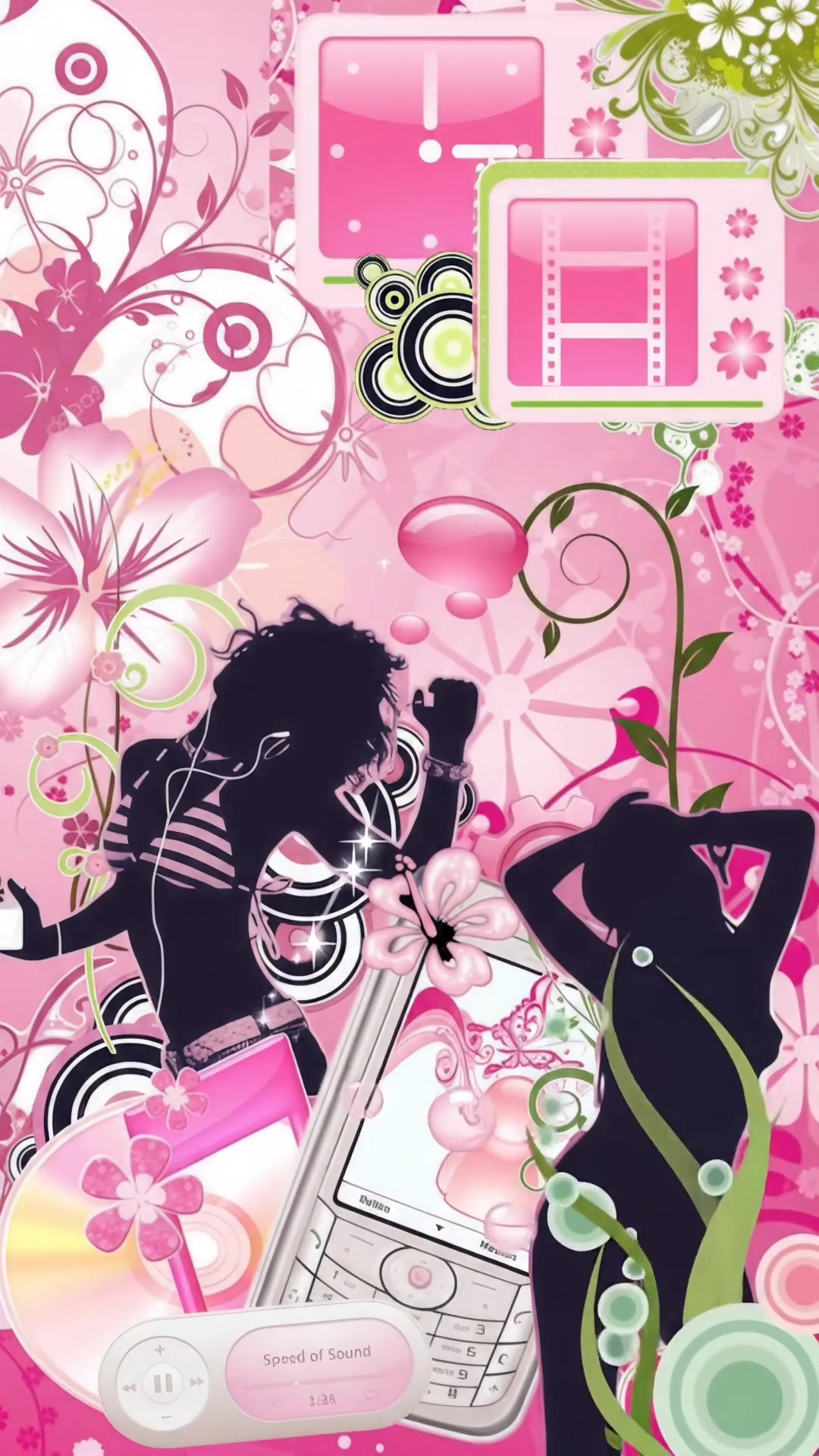 Y2K Pink Aesthetic Animated Wallpaper