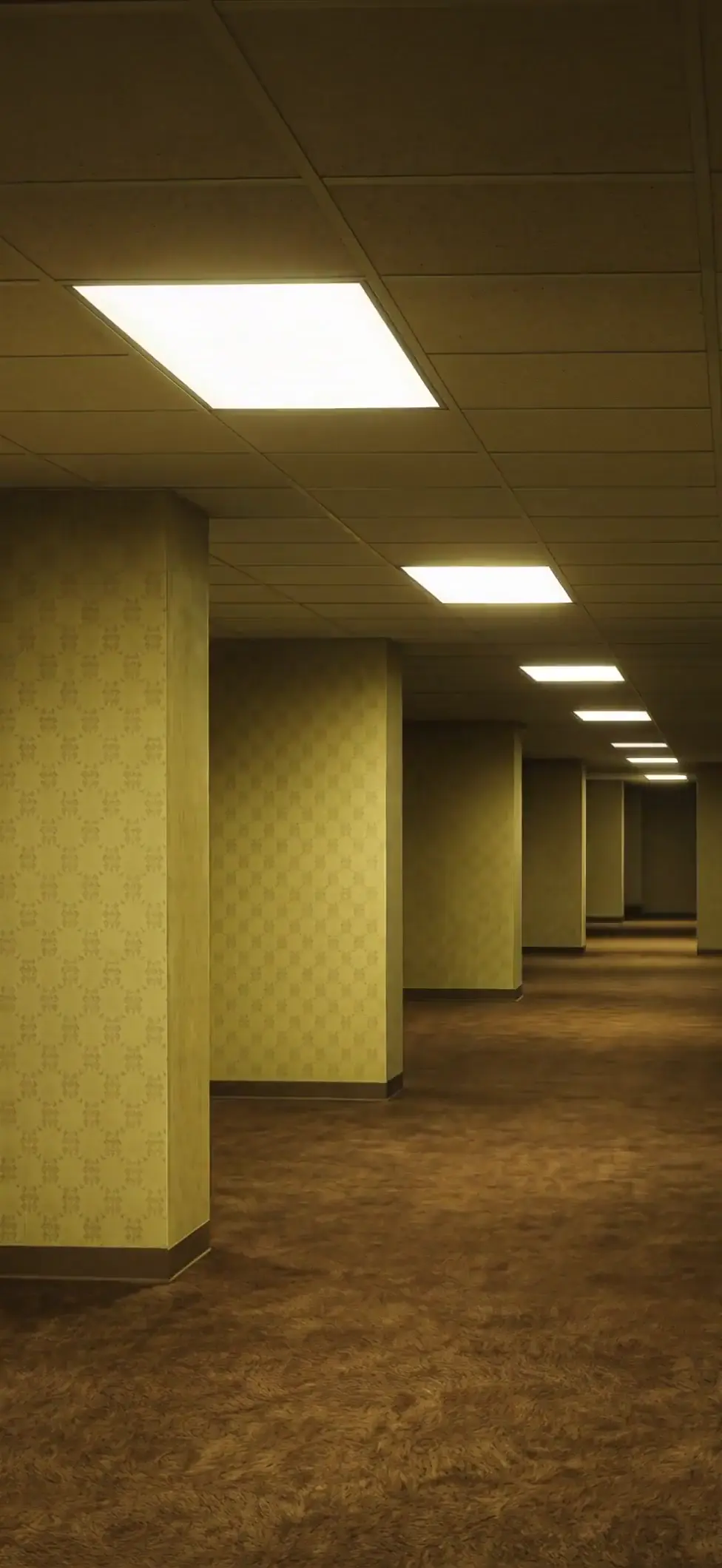 Backrooms Yellow Maze 4K Live Wallpaper for Mobile