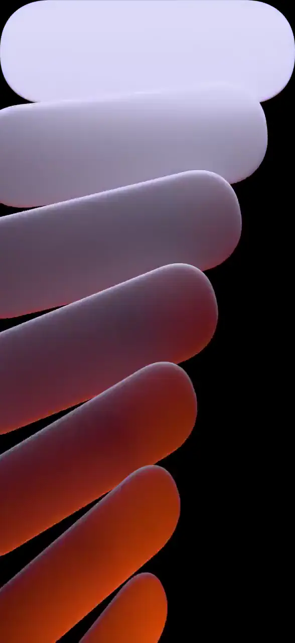 Abstract Glowing Capsules 4K Live Wallpaper