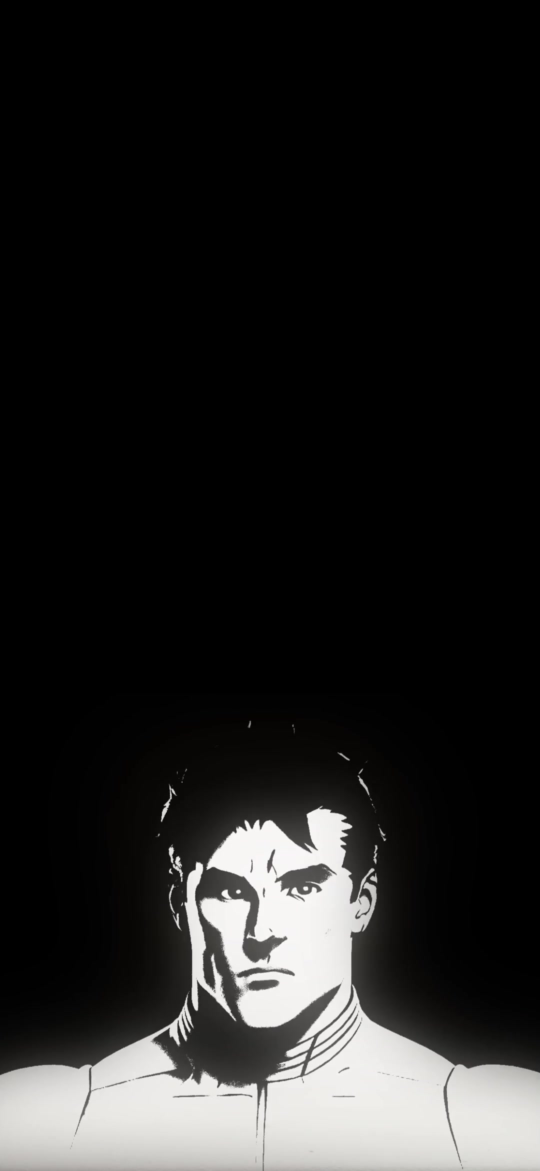 Invincible Mark Grayson Black and White Portrait