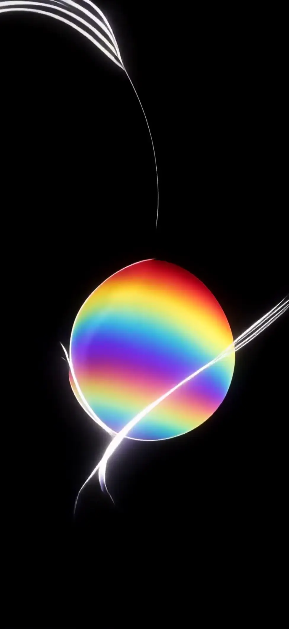Abstract Rainbow Light iPhone Live Wallpaper in 4K