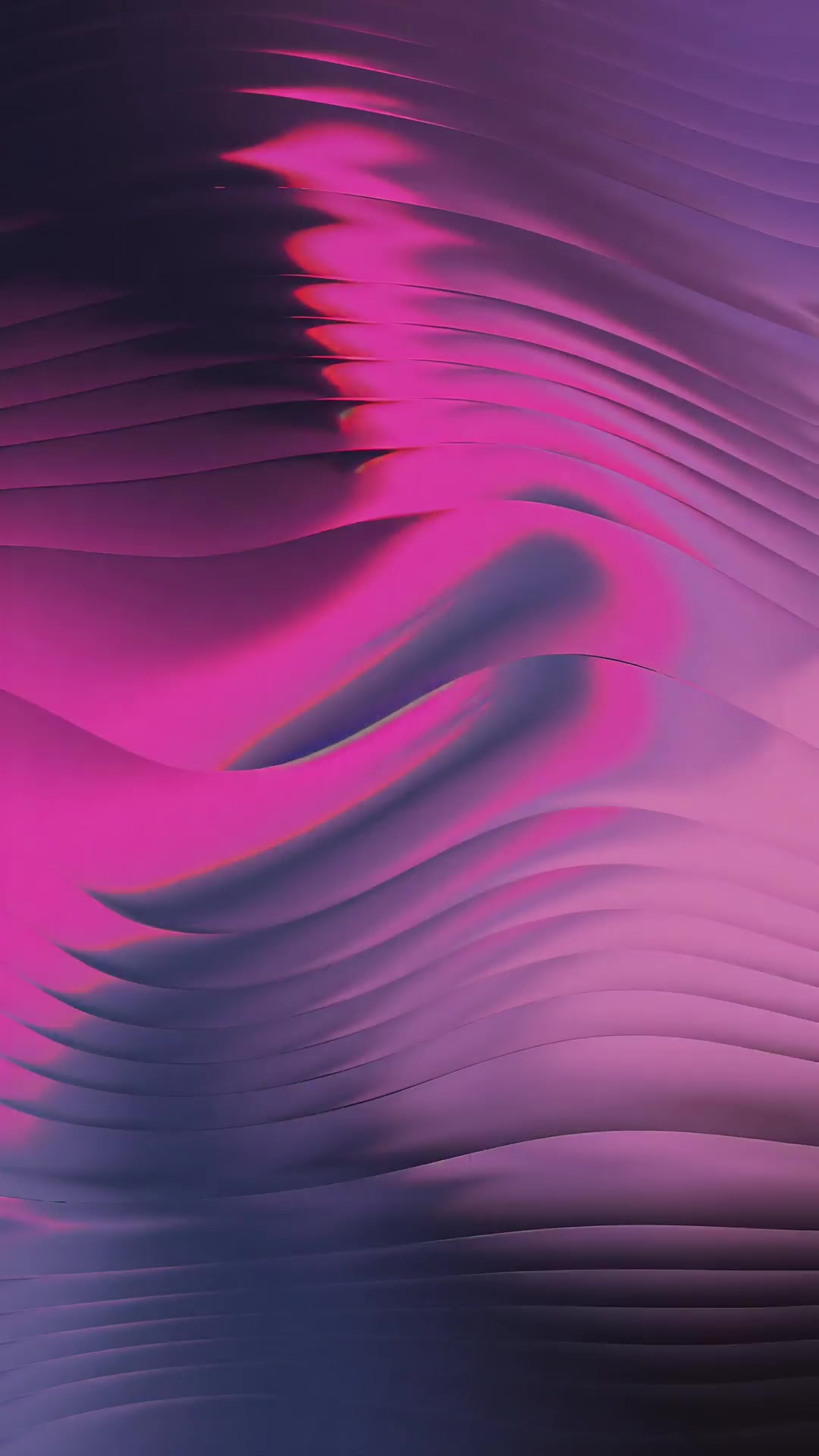 Neon Pink Waves