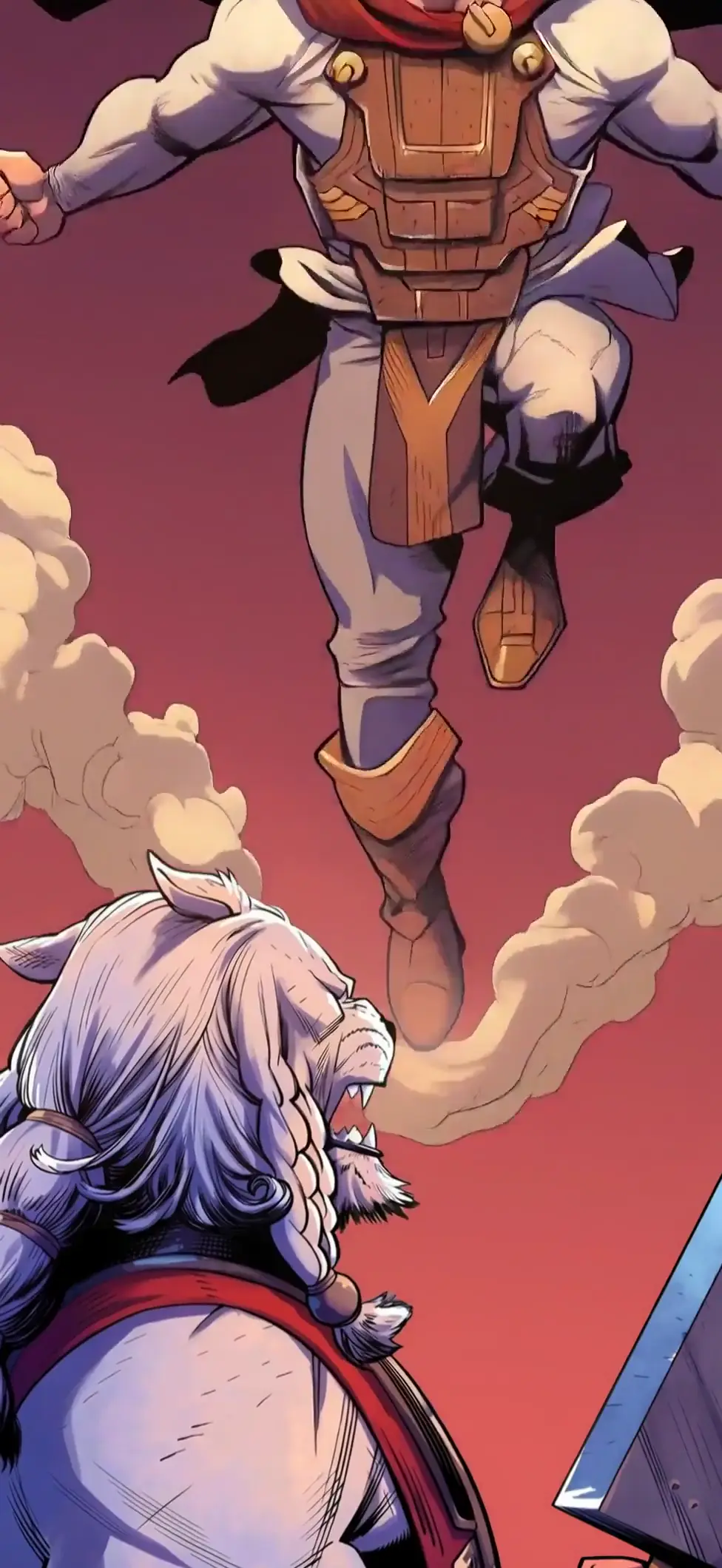 Invincible Battle Beast vs Omni-Man Action Wallpaper