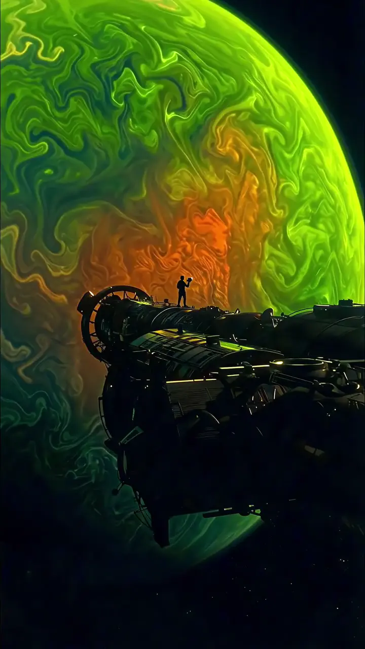 Project Hail Mary Spaceship Live Wallpaper in 4K