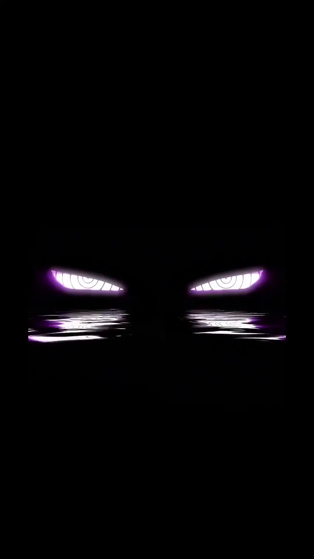 Rinnegan Glowing Purple Anime Eyes Live Wallpaper