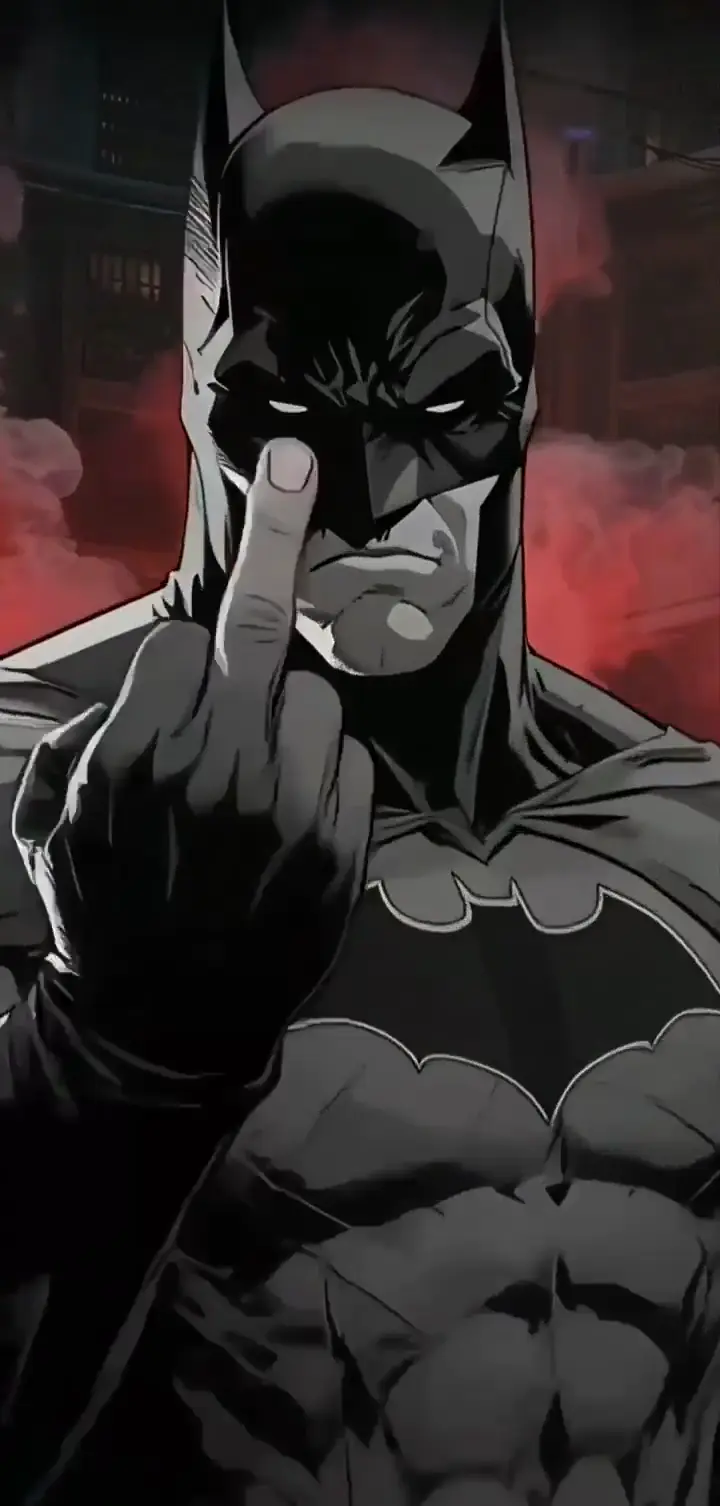 Intense Batman Comic Art 4K Live Wallpaper for Mobile