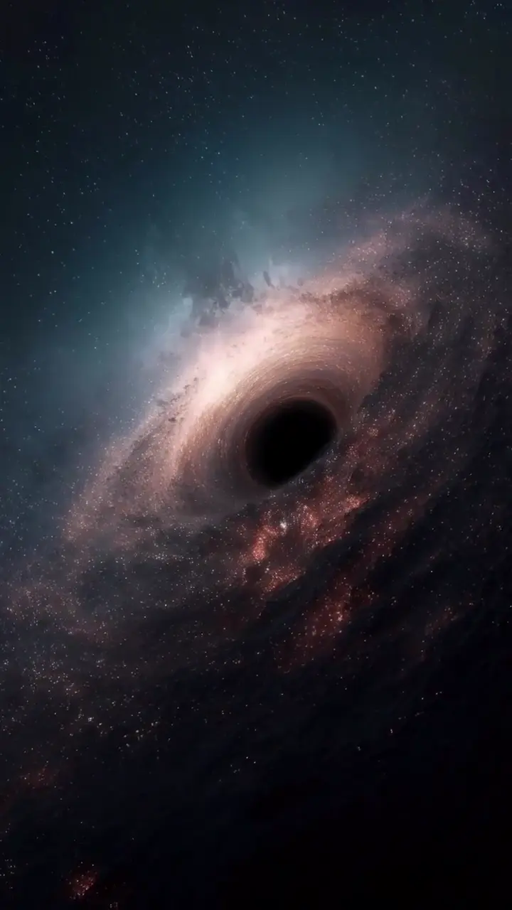 Cosmic Black Hole Vortex Space Wallpaper in 4K