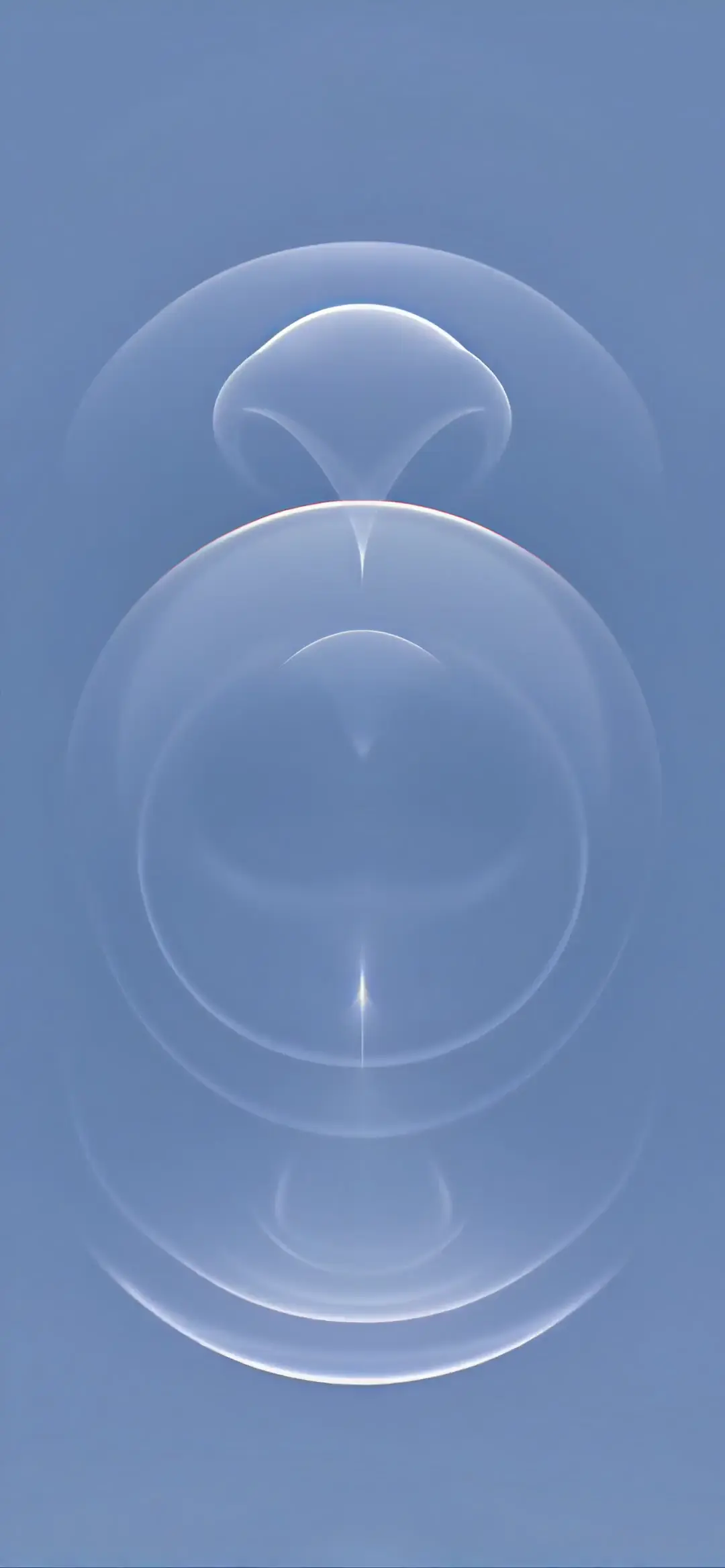 Ethereal Blue Light Ripples Abstract Live Wallpaper