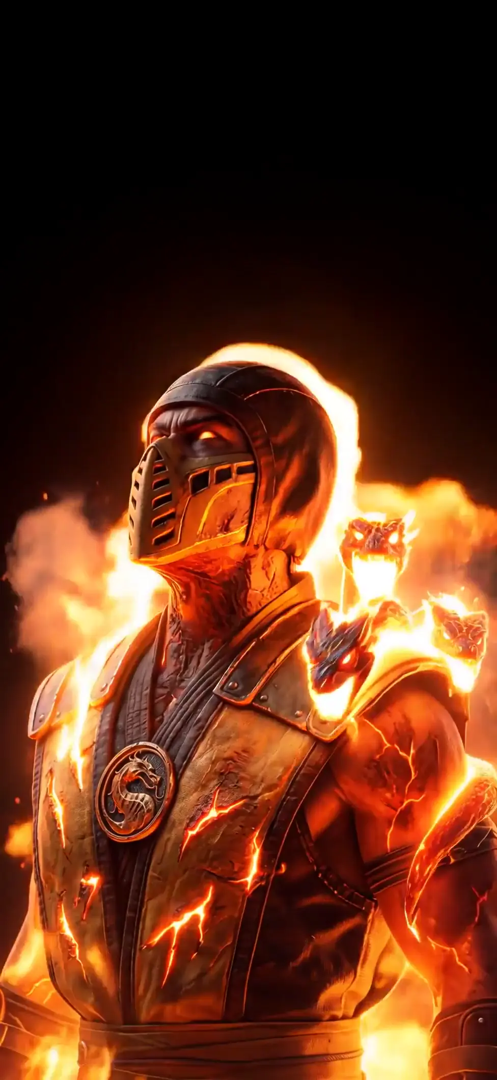 Scorpion Hellfire Mortal Kombat 4K Live Wallpaper