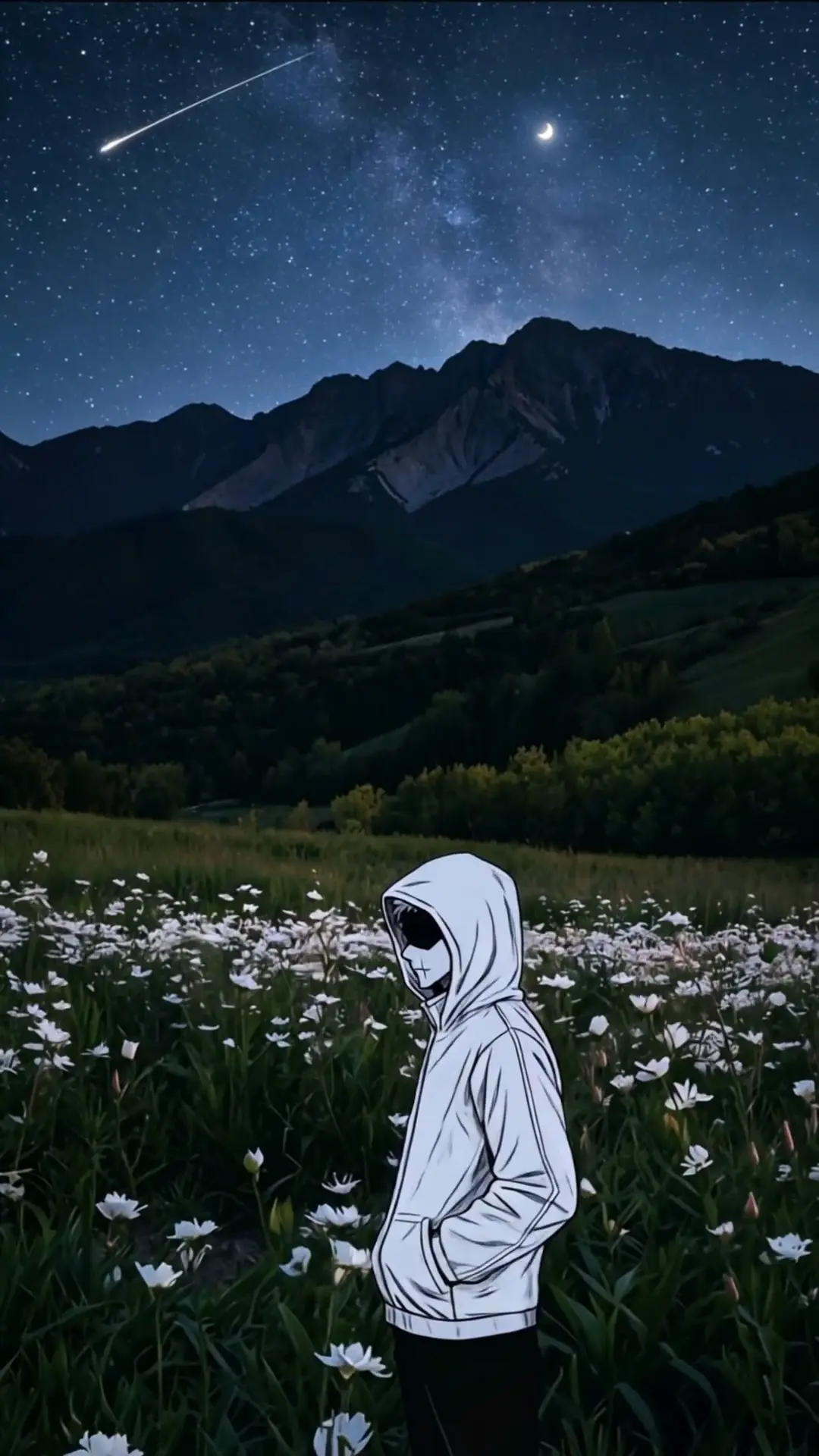 星空下的虎杖悠仁动漫壁纸