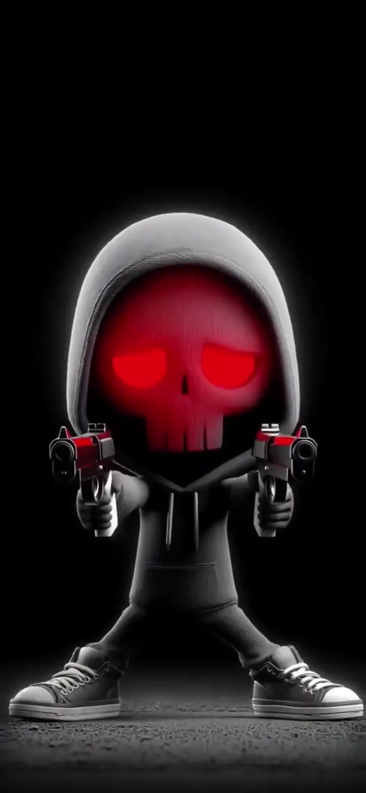 Red Skull 3D Live Wallpaper for Gaming Phones
