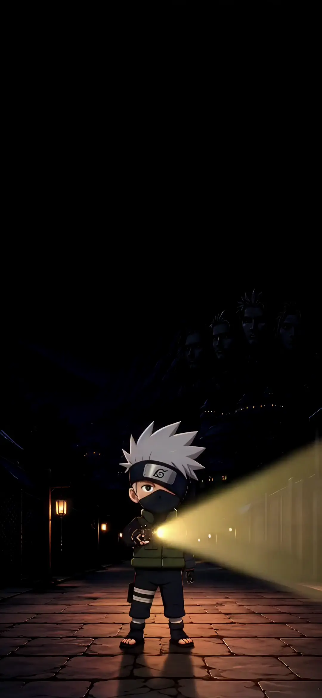 Chibi Kakashi Hatake Anime Ninja Alley 4K Wallpaper