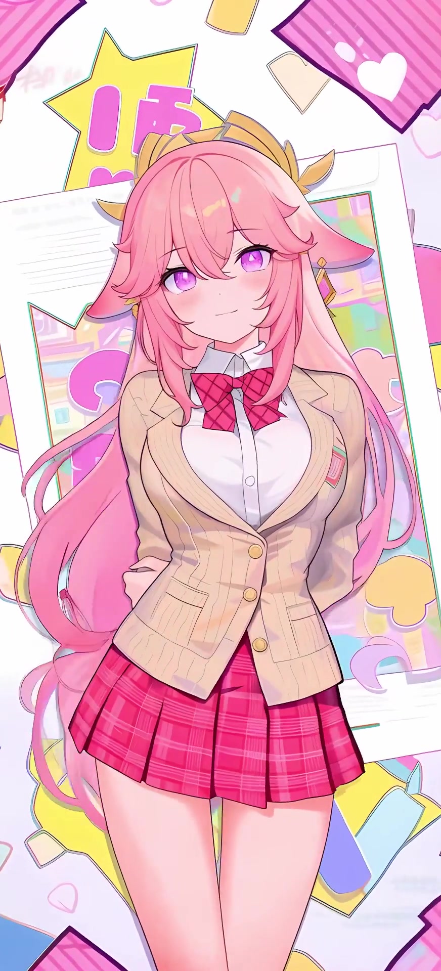 Schoolgirl Yae Miko