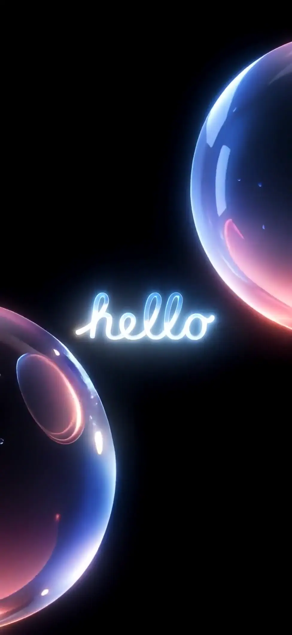 Neon Fluid Abstract iPhone Live Wallpaper in 4K