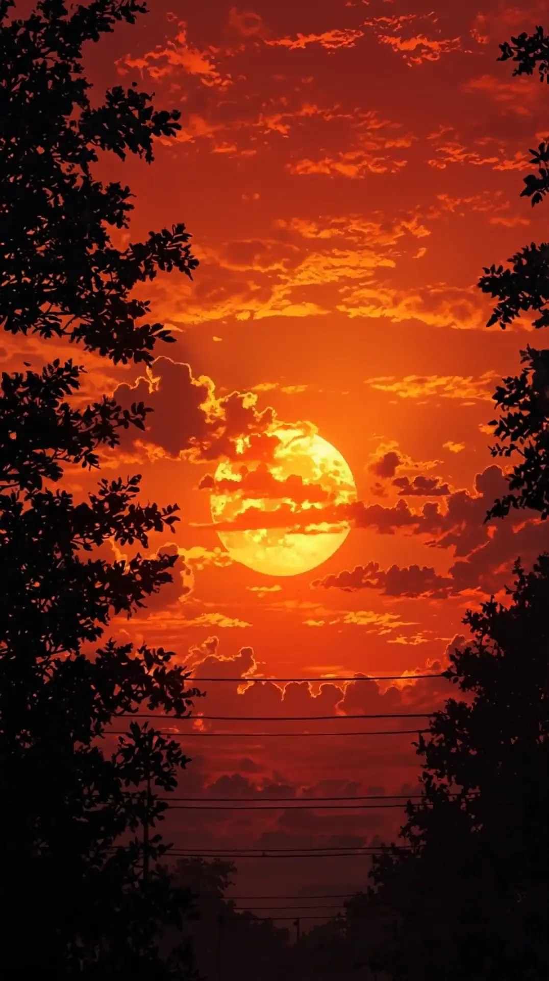 Aesthetic 4K Sunset Clouds Live Wallpaper