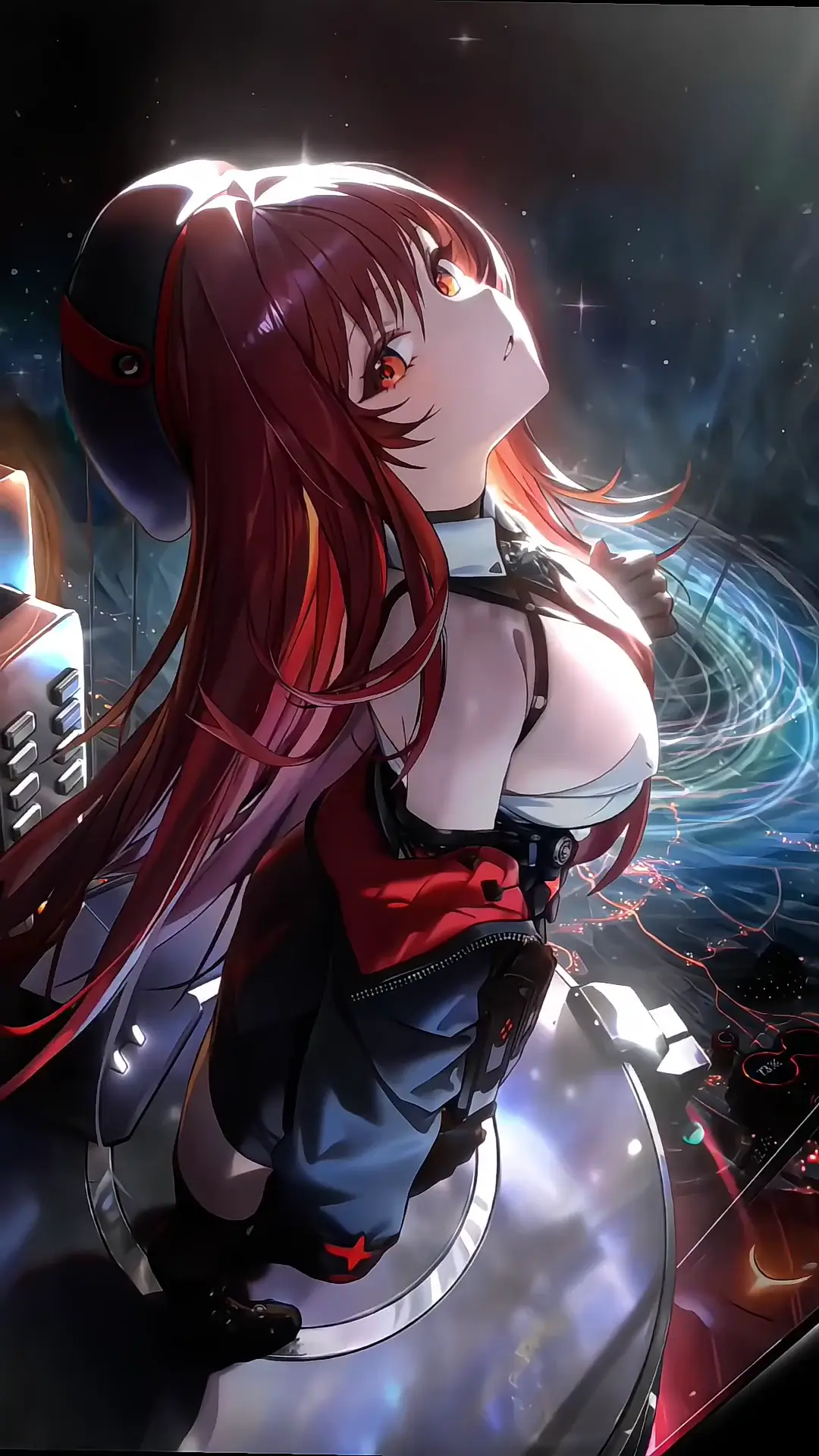 Nikke Goddess of Victory Anime Girl Space Wallpaper