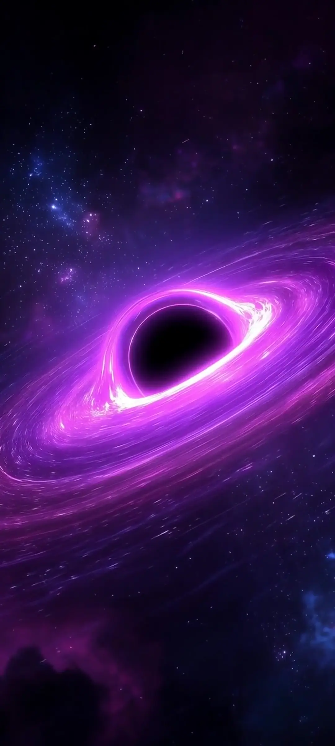 Purple Black Hole Space Live Wallpaper in 4K