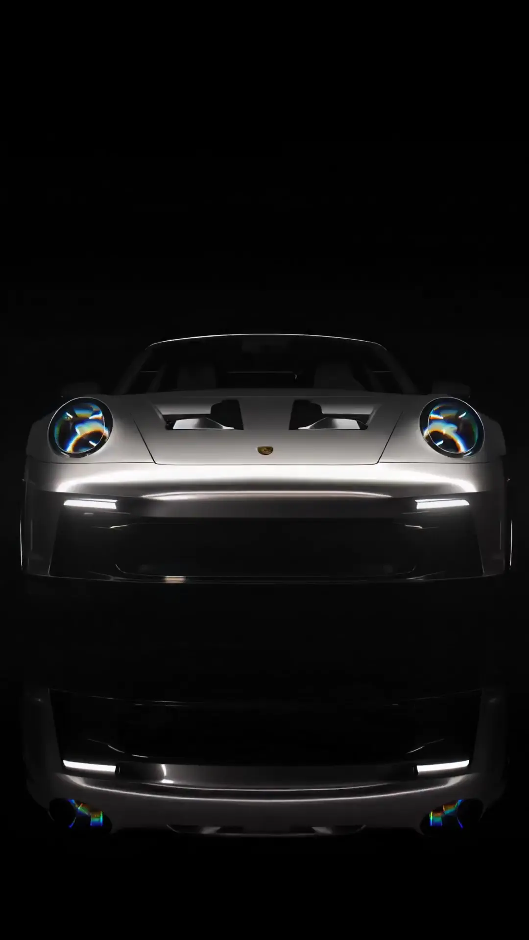 保时捷911 GT3暗黑电影风4K动态壁纸