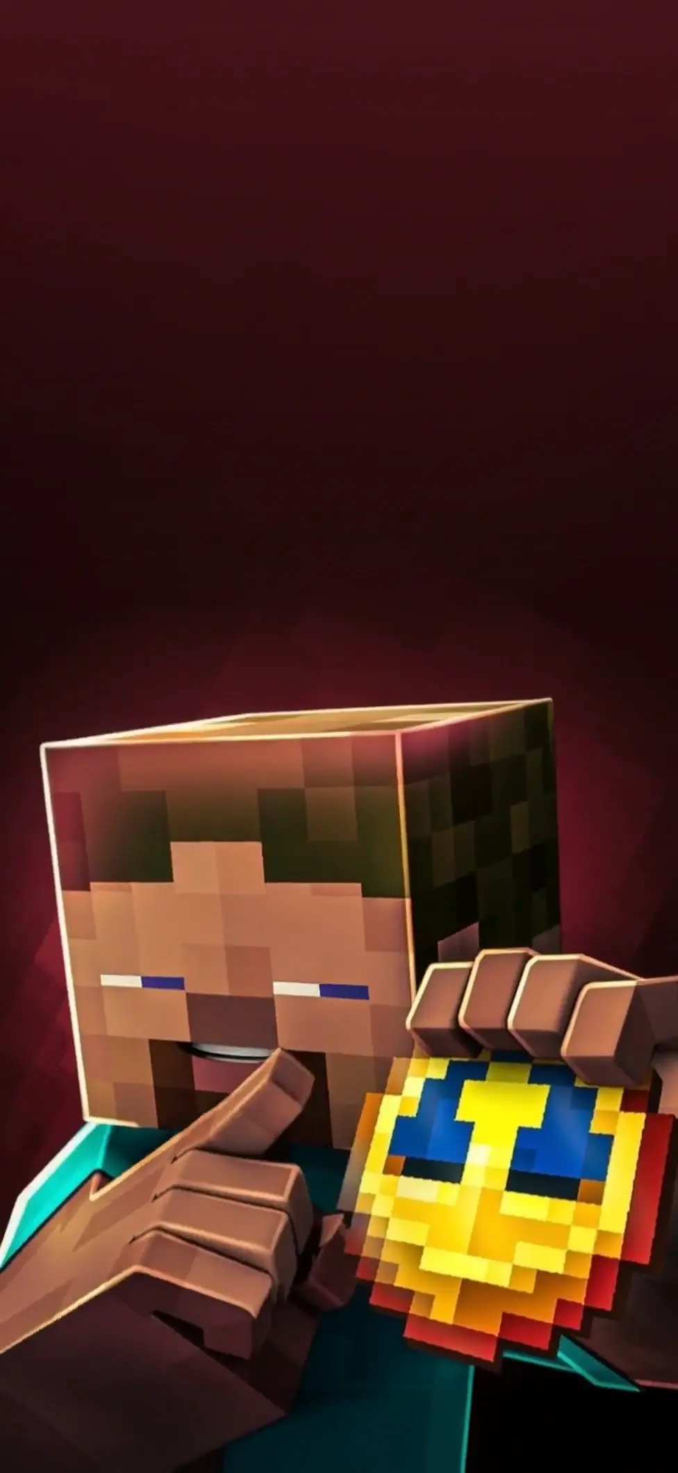 Minecraft Steve Meme Clock 4K Live Wallpaper
