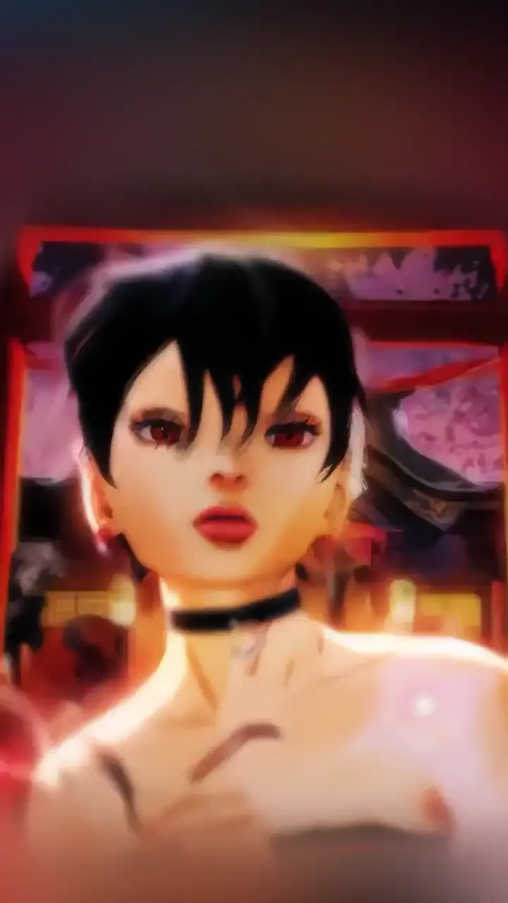Intense Anime Girl Gaze 4K Live Wallpaper