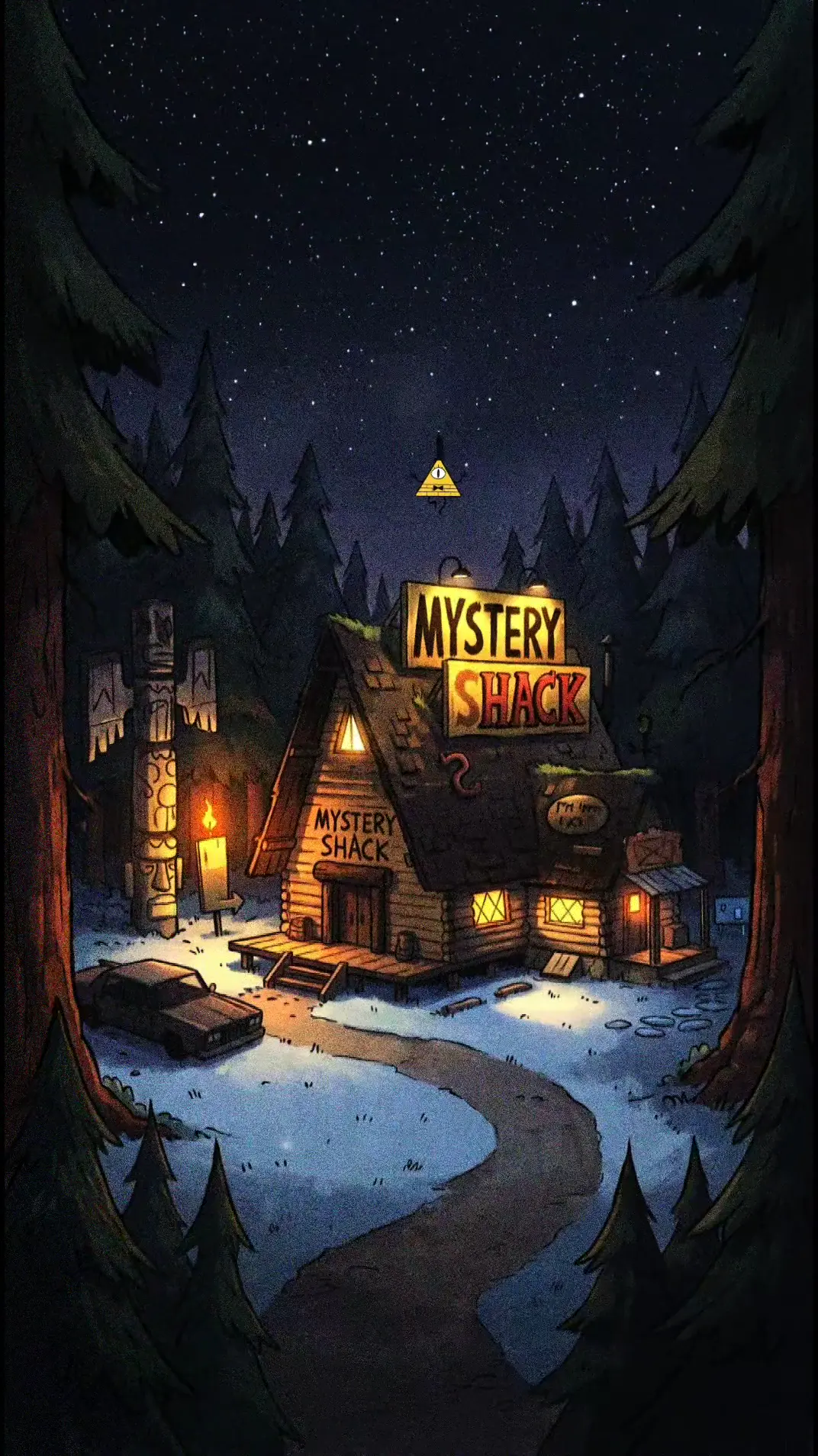 Gravity Falls Mystery Shack 4K Cartoon Live Wallpaper