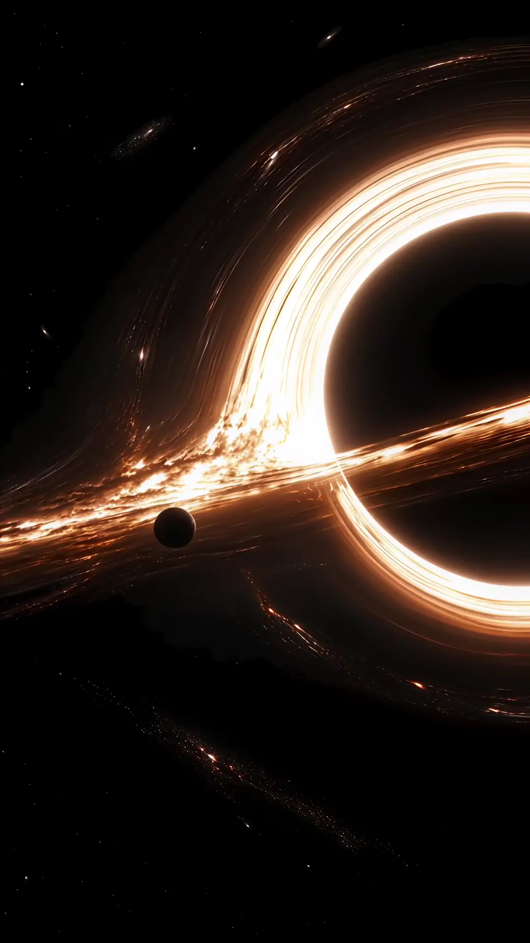 Epic Galaxy Black Hole 4K Space Live Wallpaper