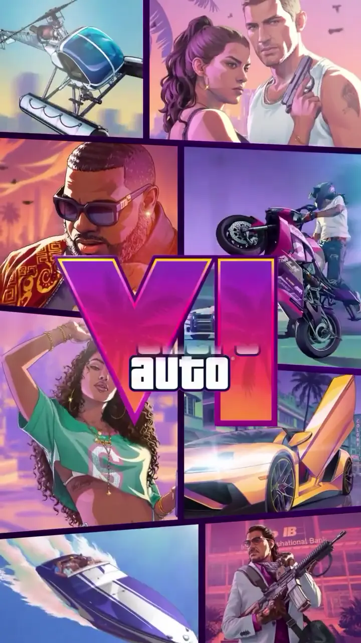 Gta Vi Dynamic Collage 4K Live Wallpaper