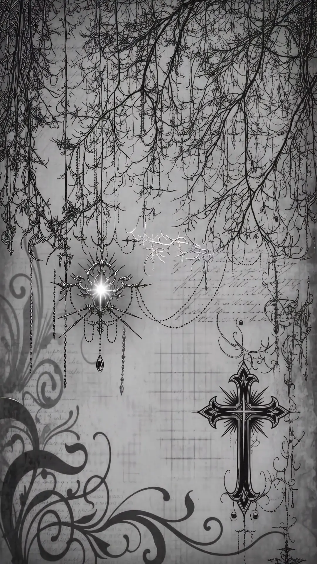 Gothic Ornate Branches Live Wallpaper in 4K