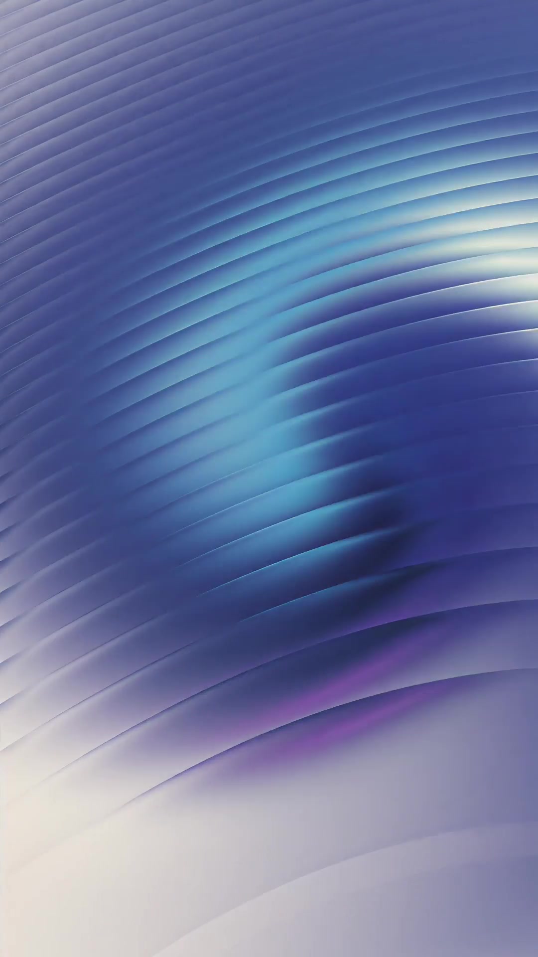 Serene Blue Abstract Waves