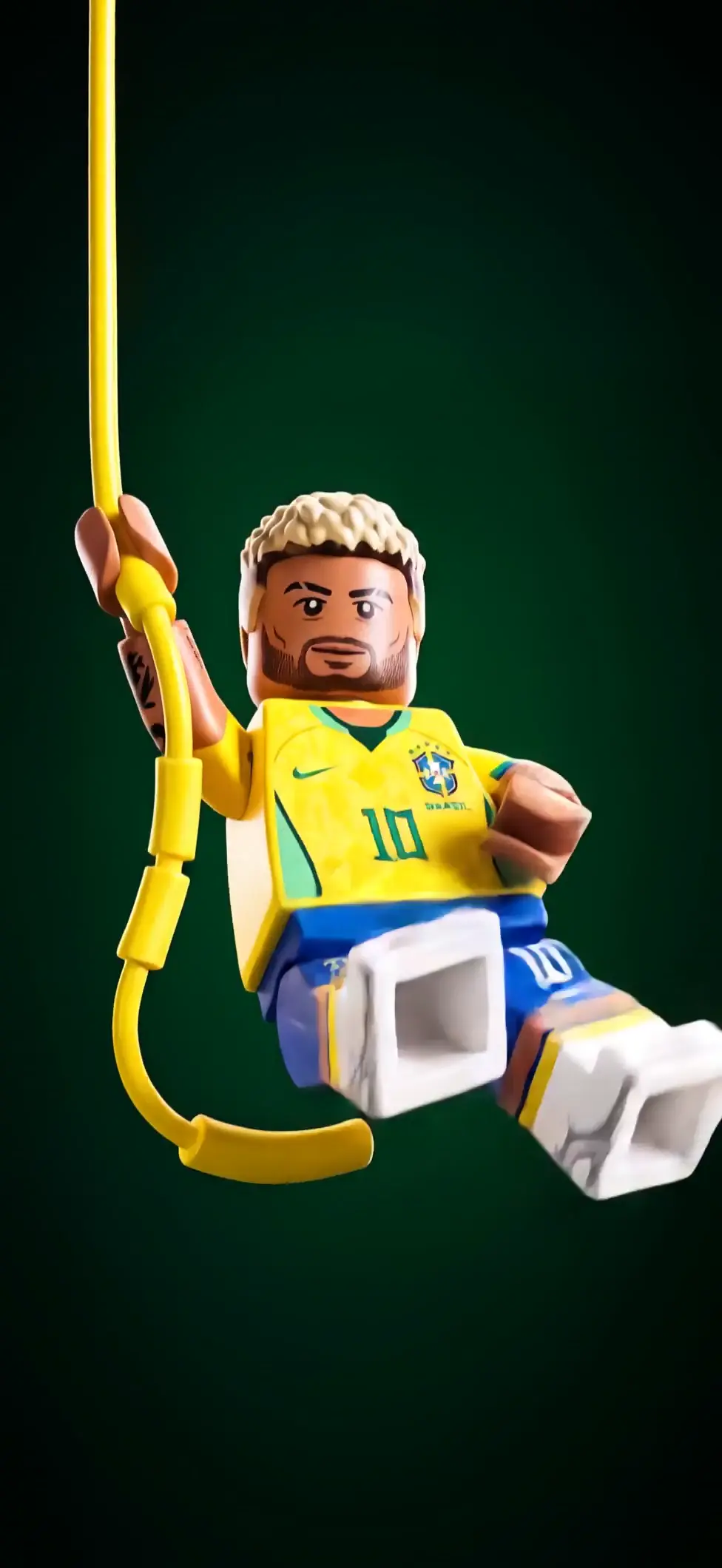 Neymar Brazil LEGO Minifigure Animated 4K Wallpaper