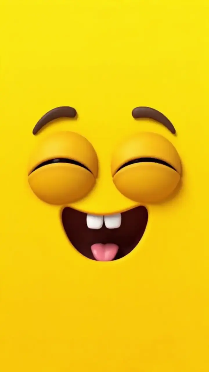 Cheerful 3D Laughing Emoji Live Wallpaper in 4K
