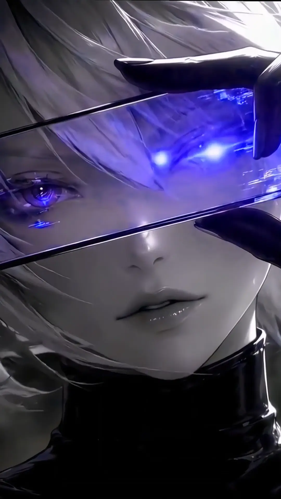 NieR Automata 2B Neon Futuristic Live Wallpaper