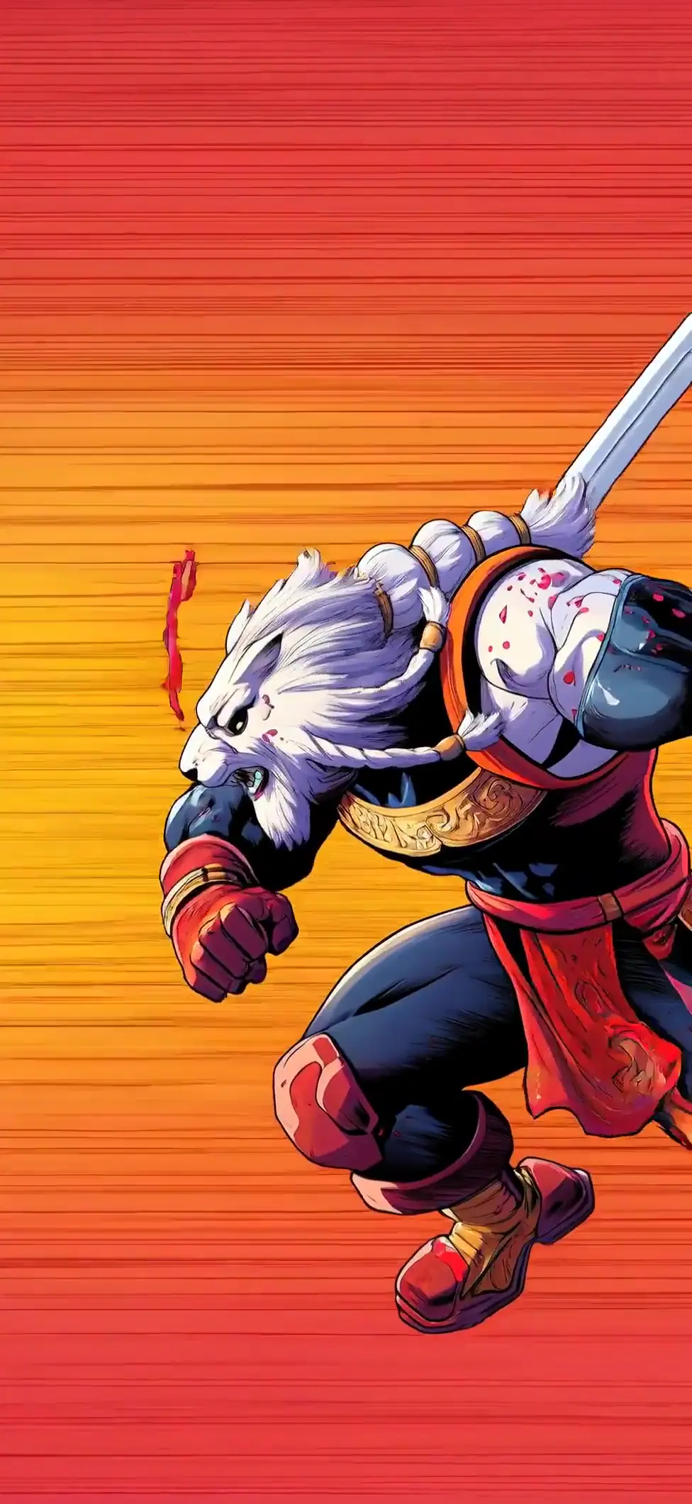 Epic Battle Beast Action Wallpaper from Invincible