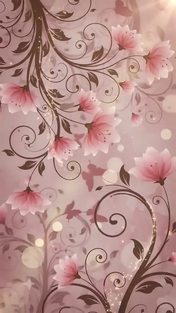 Elegant Pink Blossom Floral Live Wallpaper in 4K