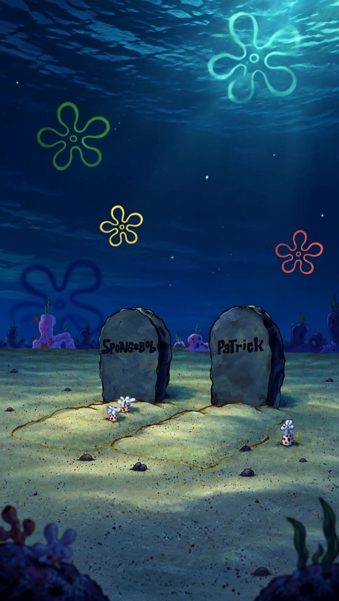 SpongeBob and Patrick Gravestones
