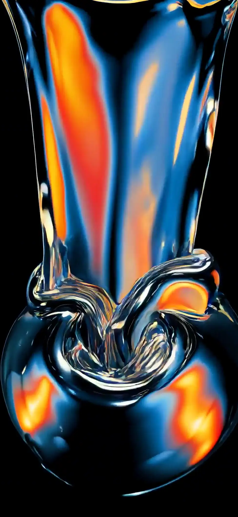 Vibrant Liquid Abstract 4K Live Wallpaper for Mobile