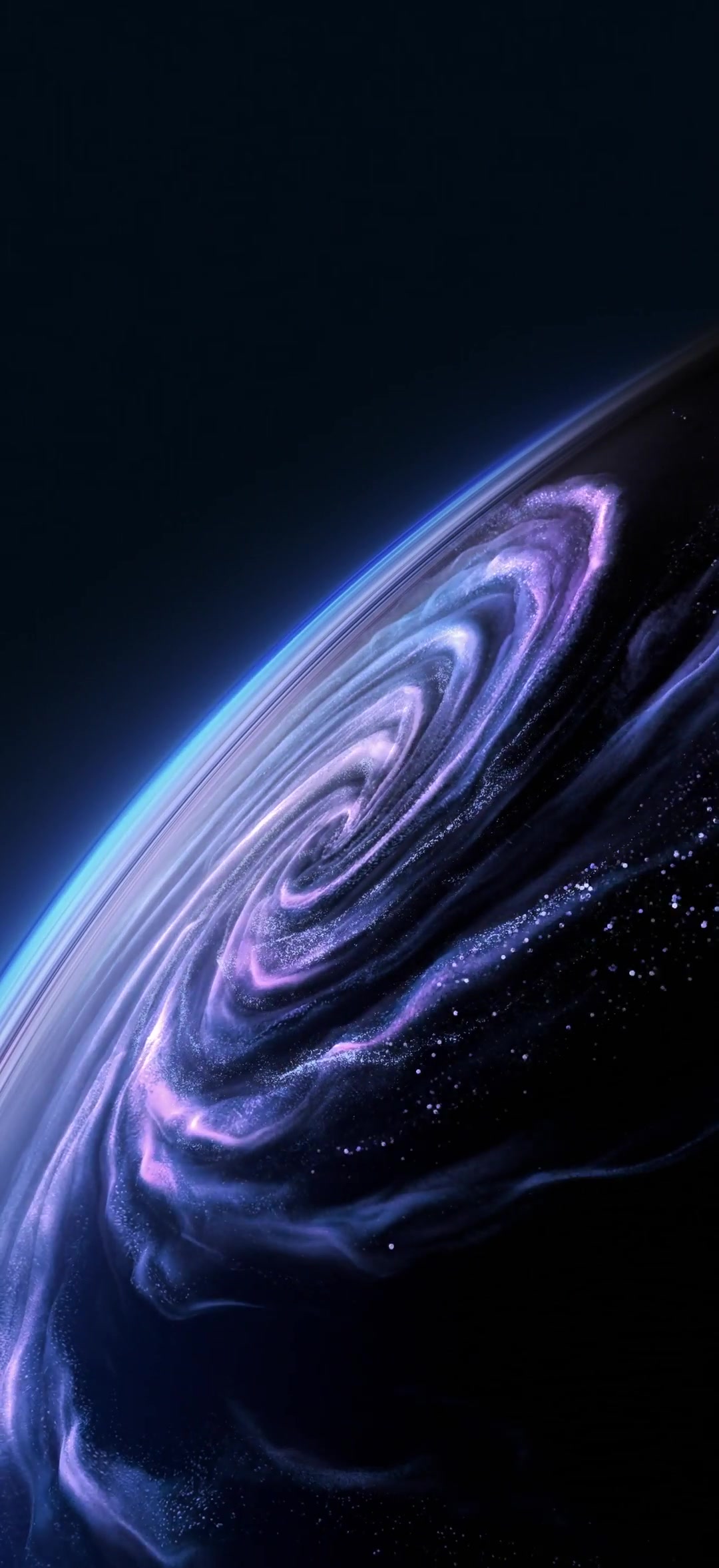 Swirling Purple Nebula Galaxy