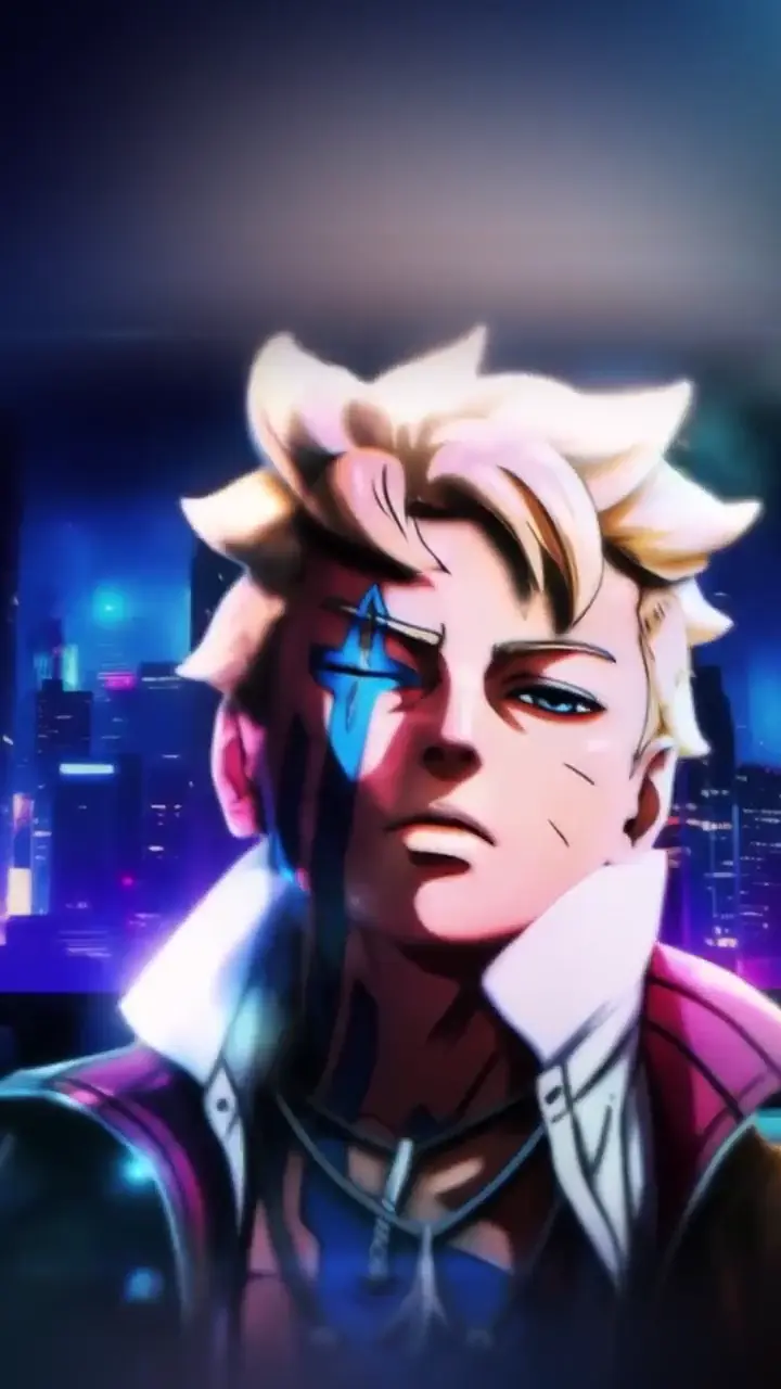 Boruto Karma Neon Eye 4K Anime Live Wallpaper