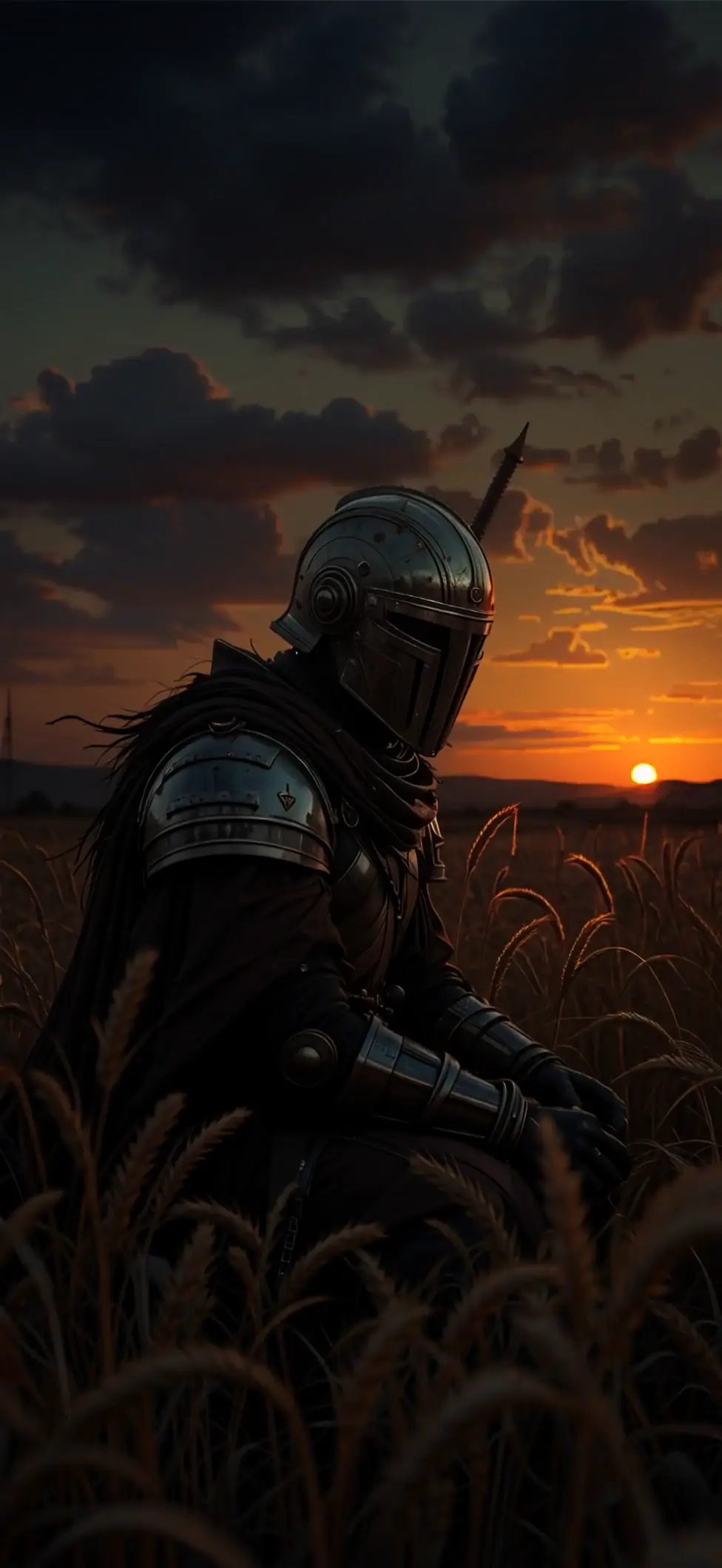 Mandalorian Sunset Fantasy 4K Live Wallpaper