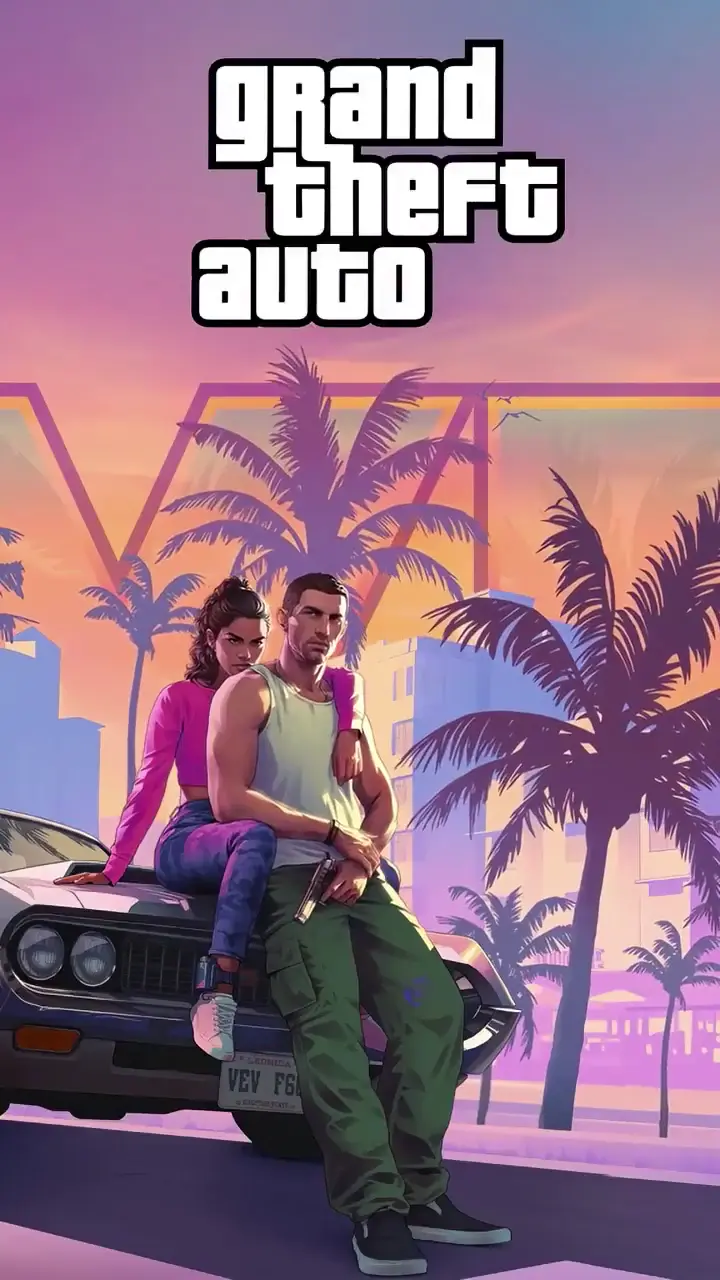 GTA VI Miami Vice City Neon Sunset 4K Live Wallpaper