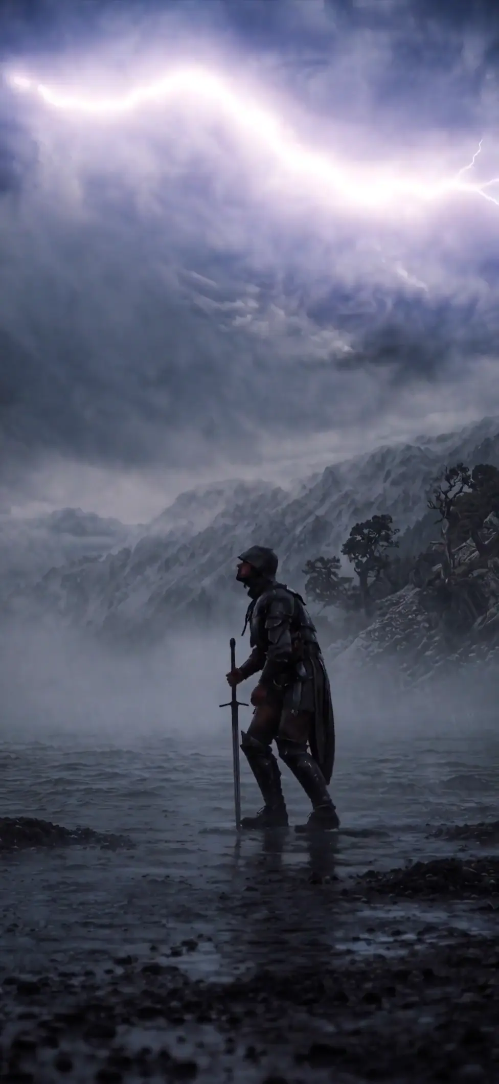 Epic Storm Knight Fantasy 4K Live Wallpaper