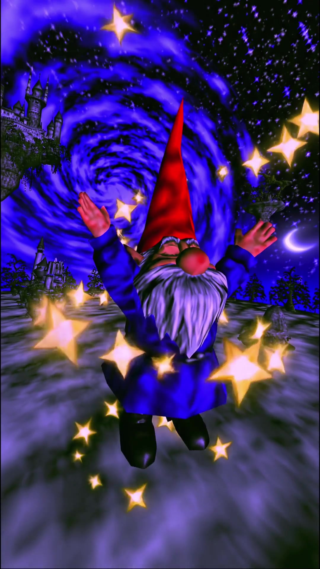 PS2 Gnome Fantasy Starry Night