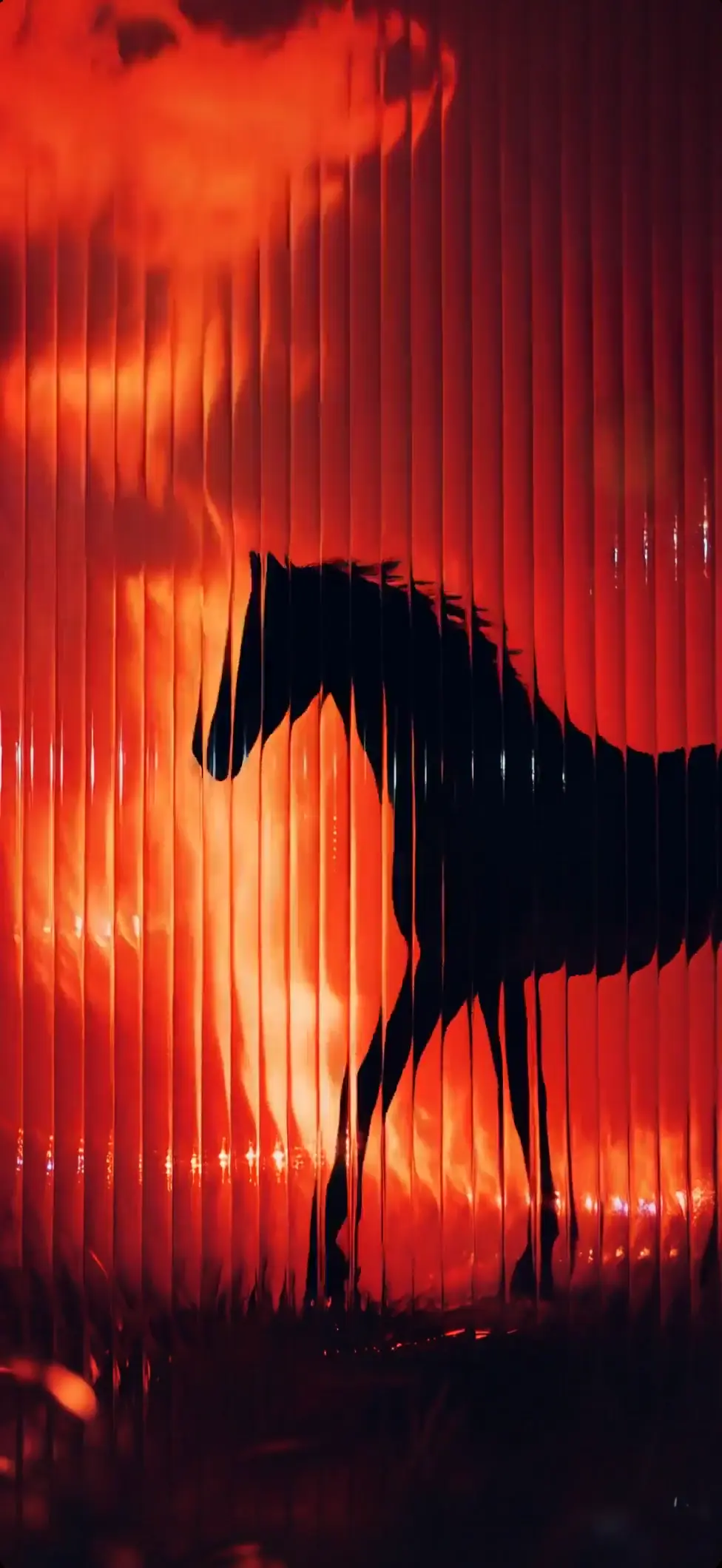 Fiery Horse Abstract Live Wallpaper in 4K for Mobile