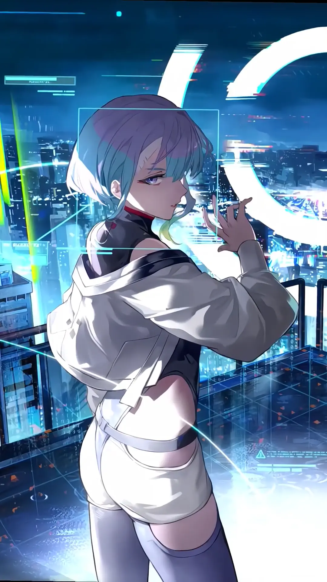Lucy Cyberpunk Edgerunners Live Anime Wallpaper 4K